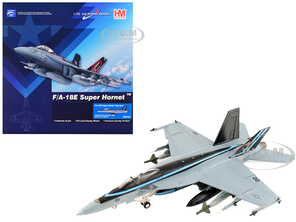 Boeing F/A-18E Super Hornet Fighting Aircraft "Top Gun NAS Fallon" (2020) United States Navy "Air Power Series" 1/72 Diecast Model by Hobby Master