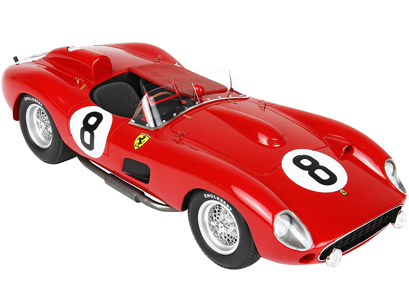 Image of Ferrari 315S 8 Stuart Lewis-Evans - Martino Severi 24 Hours of Le Mans (1957) with DISPLAY CASE Limited Edition to 99 pieces Worldwide 1/18 Model Car