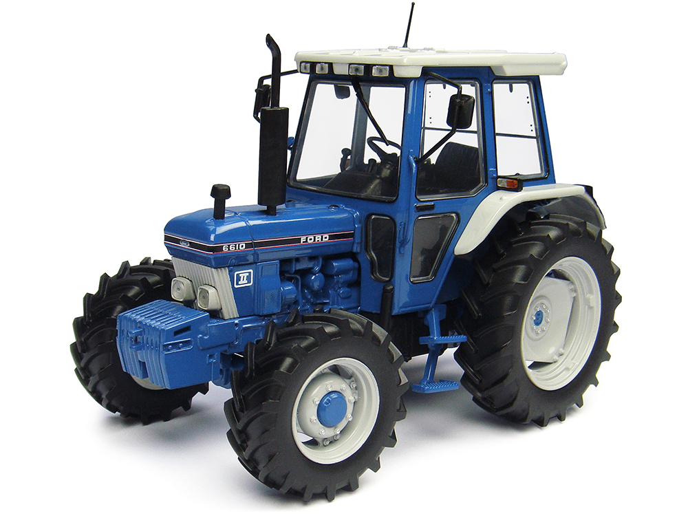 Ford 6610 Gen. II 4WD Tractor Blue with Gray Top 1/32 Diecast Model by Universal Hobbies