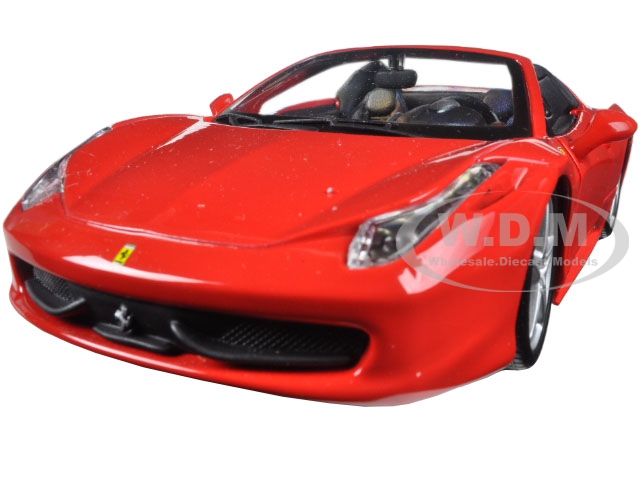 Ferrari 458 Spider Red 1/24 Diecast Model Car by Bburago