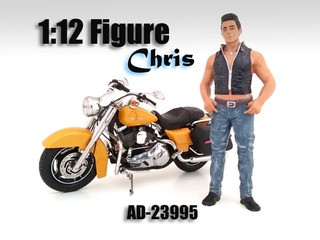 Biker Chris Figure For 112 Scale Motorcycles By American Diorama
