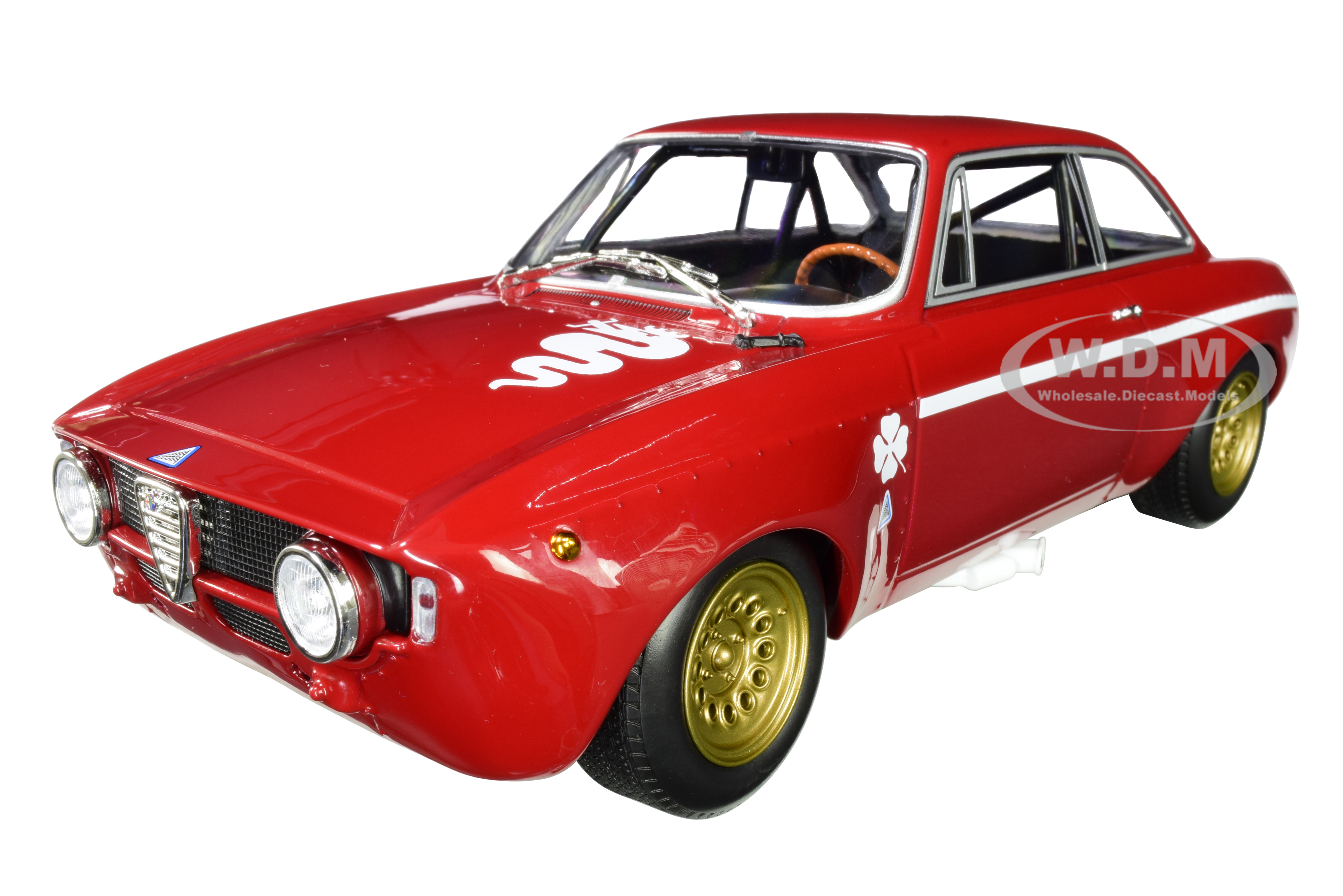 1971 Alfa Romeo Gta 1300 Junior Red Limited Edition To 600 Pieces Worldwide 1/18 Diecast Model Car By Minichamps