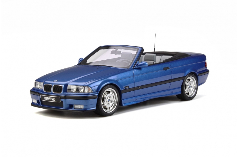 Bmw M3 (e36) Cabriolet Blue Limited Edition To 2000 Pieces Worldwide 1/18 Model Car By Otto Mobile