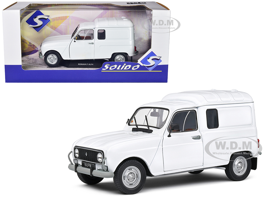 1975 Renault 4LF4 White 1/18 Diecast Model Car By Solido
