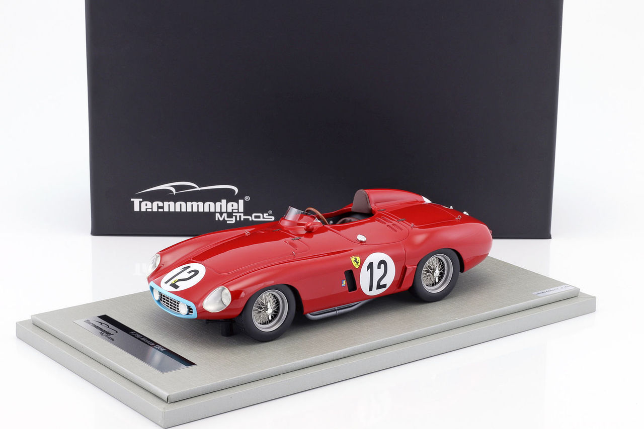 Image of Ferrari 750 Monza 12 1955 Le Mans 24hr Pierre Louis-Dreyfus / Jean Lucas Limited Edition to 150pcs 1/18 Model Car by Tecnomodel