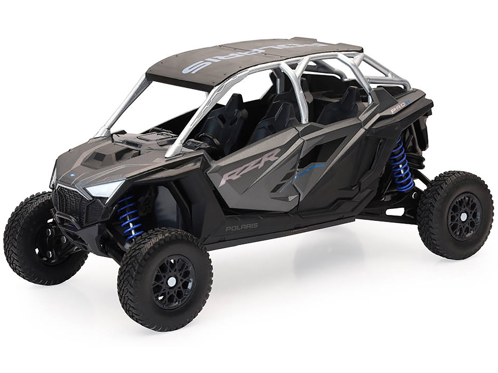 Polaris RZR Pro R UTV Silver Metallic and Black 1/18 Diecast Model by New Ray