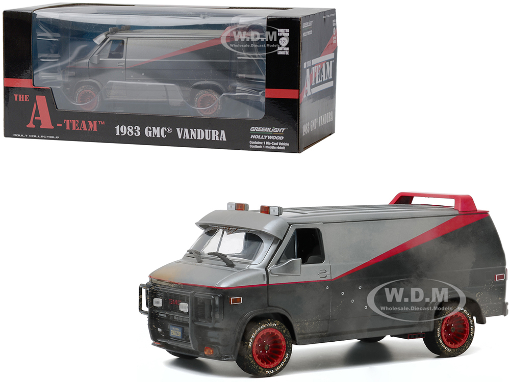 1983 GMC Vandura Van Weathered Version with Bullet Holes 