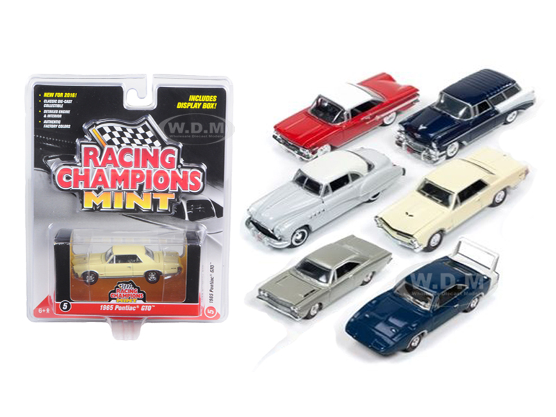 Mint Release 1 Set B Set of 6 cars 1/64 by Racing Champions