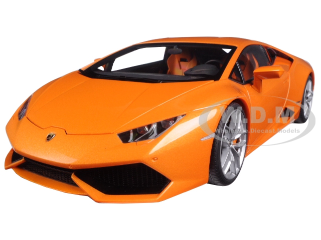 Image of Lamborghini Huracan LP610-4 Arancio Borealis Metallic Orange 1/18 Model Car by Autoart
