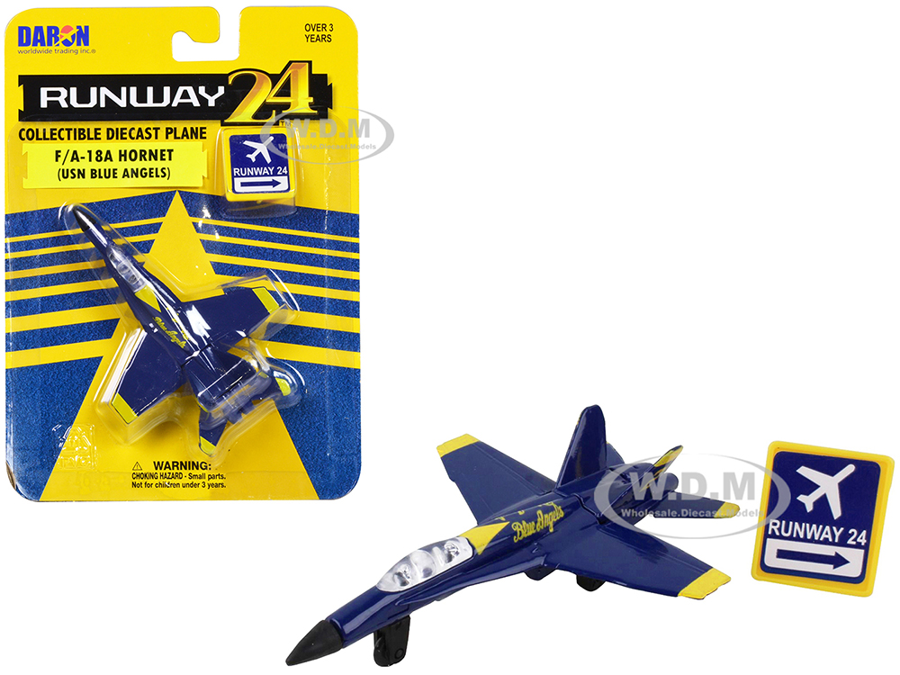 McDonnell Douglas F/A-18A Hornet Fighter Aircraft Blue 
