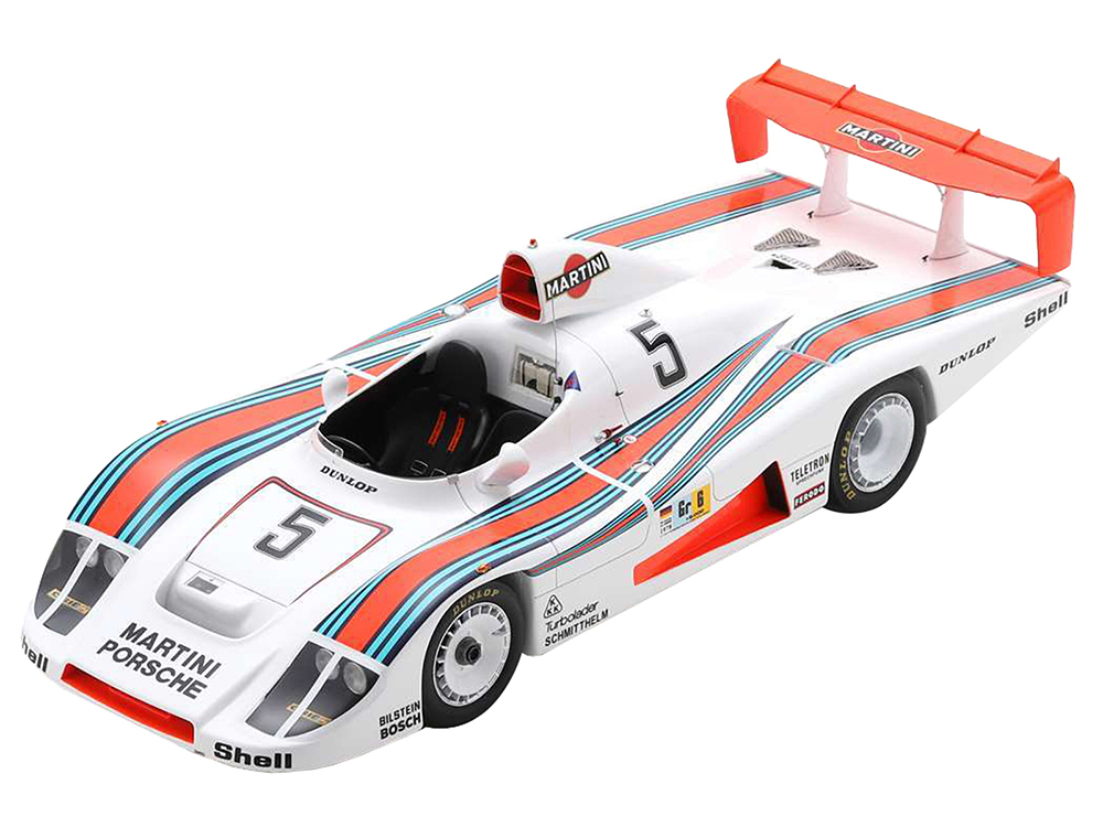 Porsche 936/78 #5 Jacky Ickx - Henri Pescarolo - Jochen Mass Martini Racing Porsche System 24 Hours of Le Mans (1978) with Acrylic Display Case 1/18 Model Car by Spark