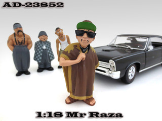 Mr. Raza "homies" Figurine For 118 Scale Diecast Model Cars By American Diorama