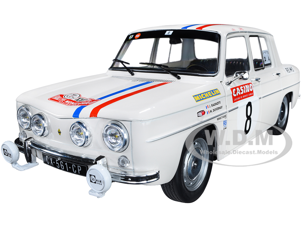 Renault 8 Gordini 1300 8 J. Ragnotti - M. Duvernay Rally Monte-Carlo Historique (2014) "Competition" Series 1/18 Diecast Model Car by Solido