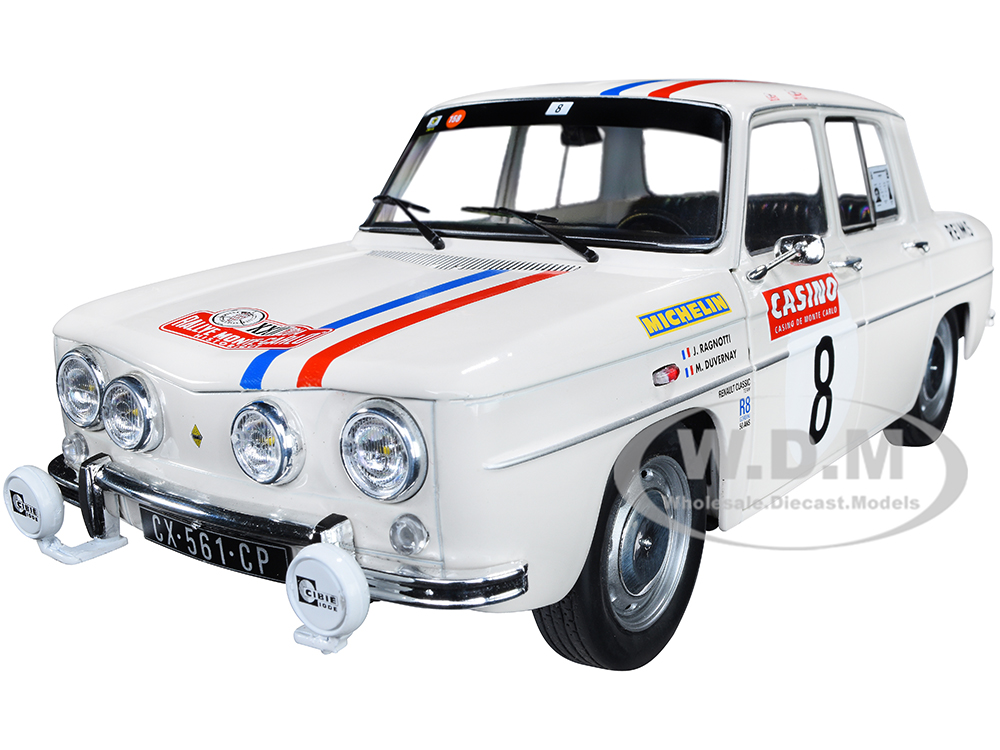 Renault 8 Gordini 1300 #8 J. Ragnotti - M. Duvernay Rally Monte-Carlo Historique (2014) Competition Series 1/18 Diecast Model Car by Solido