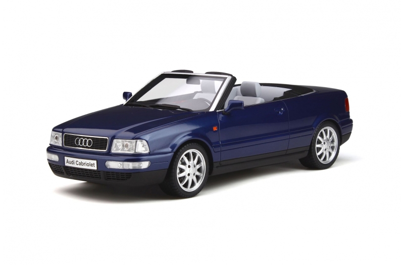 Image of Audi 80 Cabriolet Santorini Blau / Dark Blue Limited Edition to 999 pieces Worldwide 1/18 Model Car by Otto Mobile