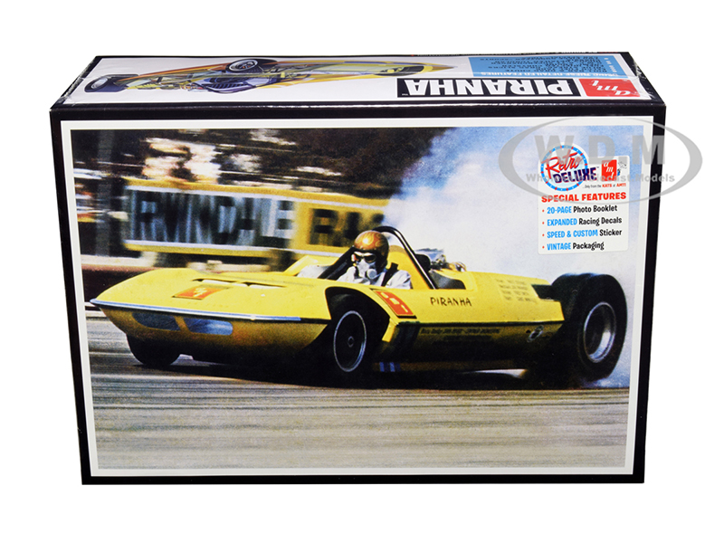 Image of Skill 2 Model Kit Piranha Rear Engine "Funny Car" Dragster 1/25 Scale Model by AMT