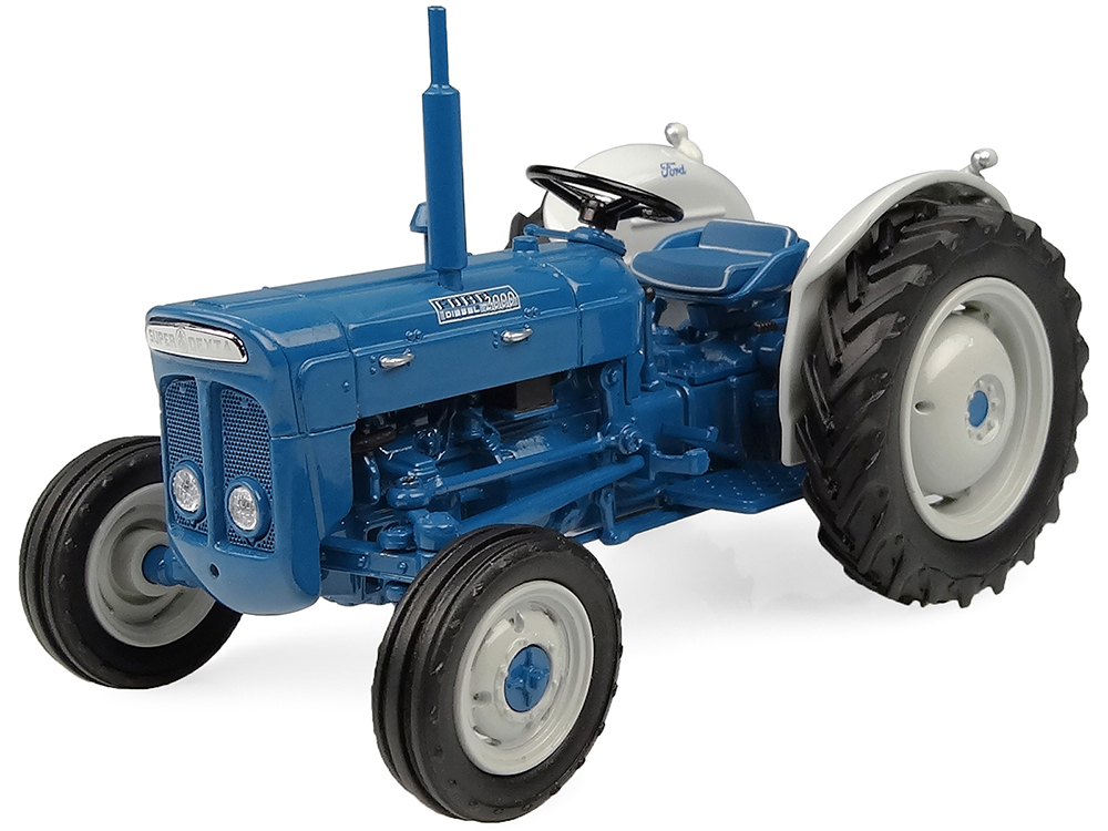 Ford Super Dexta 2000 Diesel Tractor Blue 1/32 Diecast Model by Universal Hobbies