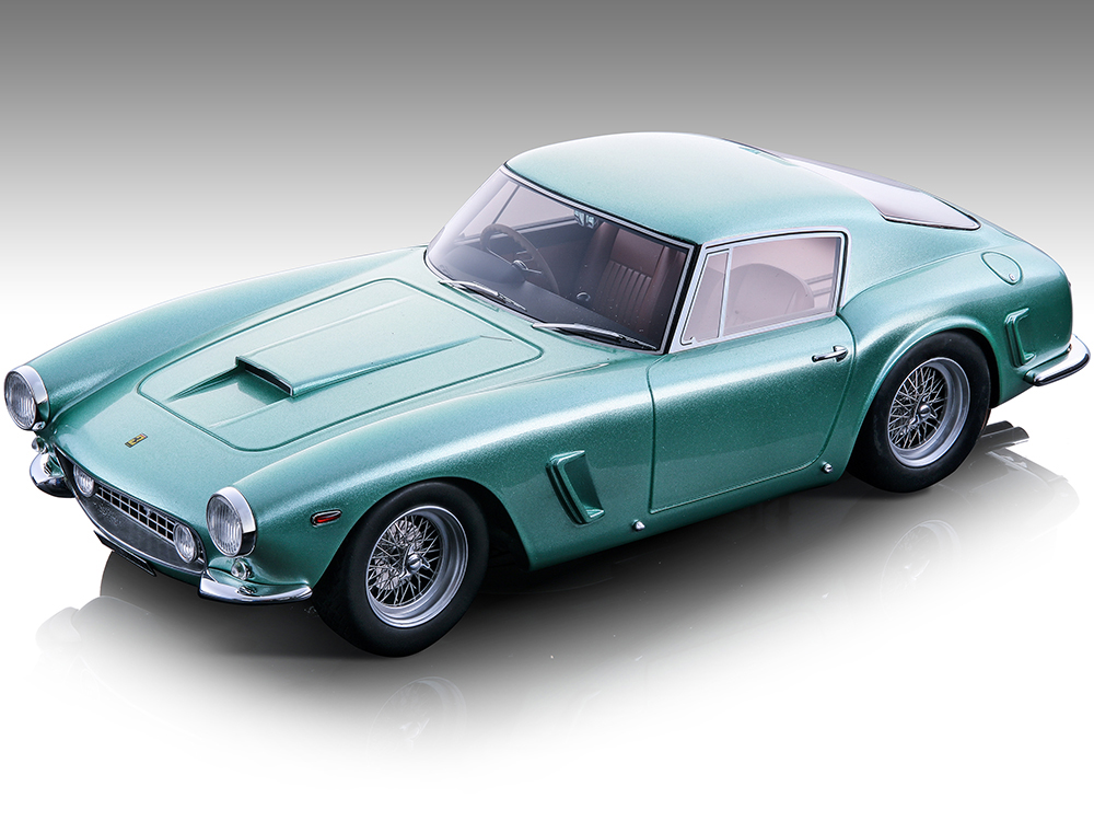 1962 Ferrari 250 GT SWB Parioli Metallic Green Enzo Ferrari Personal Car Mythos Series Limited Edition to 80 pieces Worldwide 1/18 Model Car by Tecnomodel