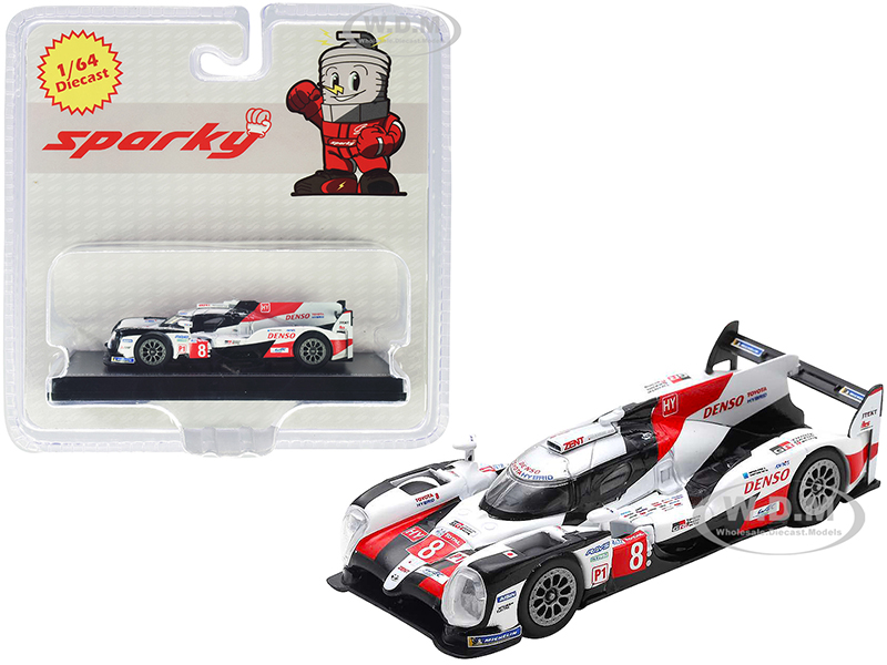 Image of Toyota TS050 Hybrid 8 Toyota Gazoo Racing Winner 24 Hours of Le Mans (2019) 1/64 Diecast Model Car by Sparky