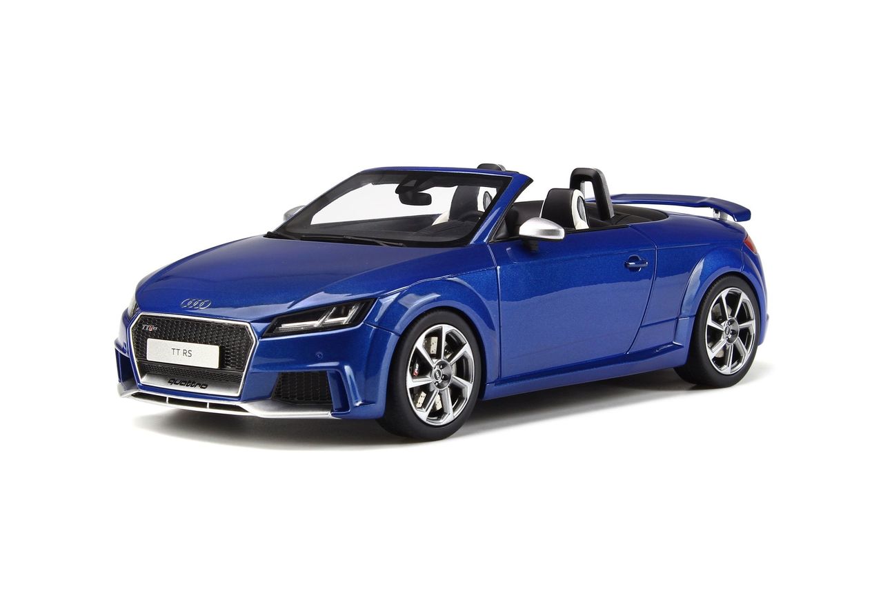Audi TT RS Roadster Sepang Blue Limited Edition to 500 pieces Worldwide 1/18 Model Car by GT Spirit