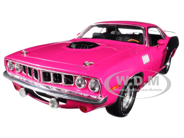 1971 Plymouth Hemi Cuda (shannons) Pink From "gone In 60 Seconds" (2000) Movie 1/18 Diecast Model Car By Highway 61