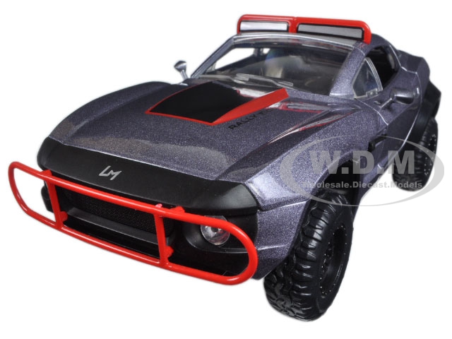 Brand new 1:24 scale diecast model car of Lettys Rally Fighter Fast & Furious F8 "The Fate of the Furious" Movie die cast car model by Jada.Rubber tires.Brand new box.Opening doors.Detailed interior exterior.