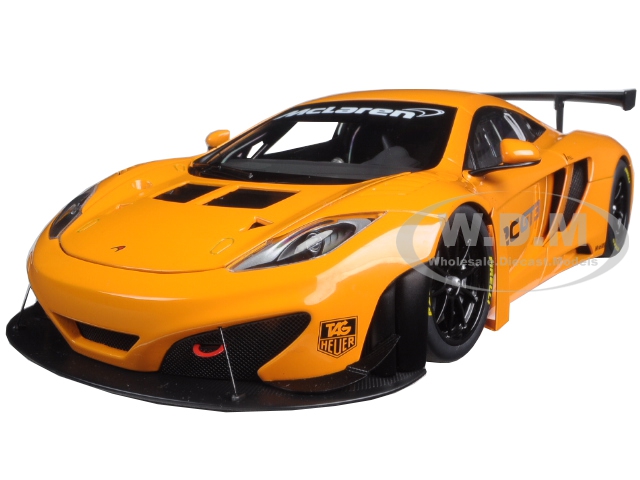 Mclaren 12c Gt3 Presentation Car Metallic Orange 1/18 Diecast Model Car By Autoart