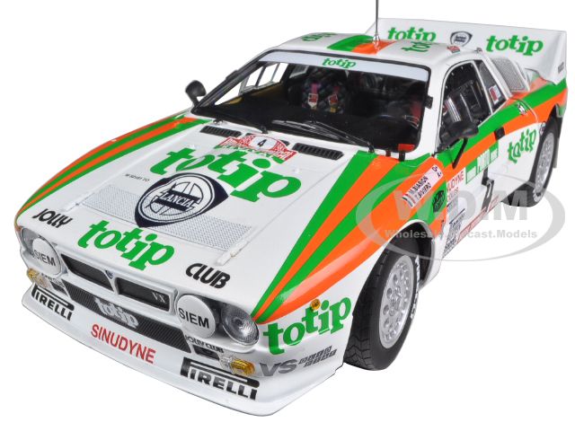 Lancia 037 4 Rally Portugal 1985 Totip 1/18 Diecast Model Car by Kyosho