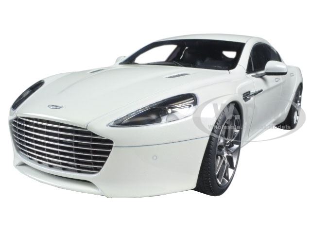 2015 Aston Martin Rapide S Stratus White 1/18 Diecast Model Car By Autoart