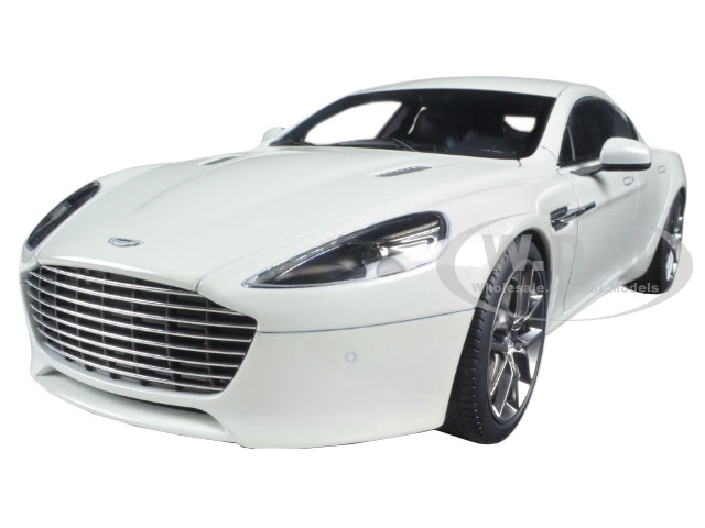 Image of 2015 Aston Martin Rapide S Stratus White 1/18 Diecast Model Car by Autoart
