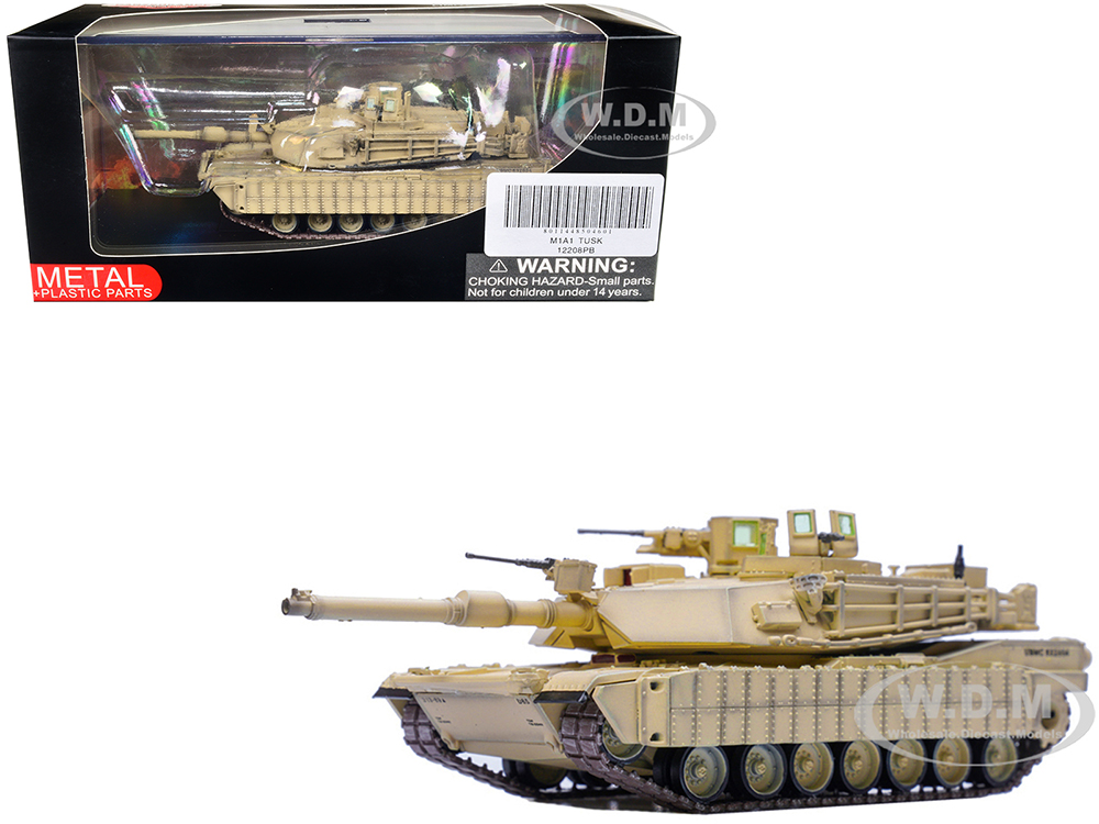 M1A1 TUSK (Tank Urban Survival Kit) 1st Tank Battalion 1st Marines Division U.S. Marine Corps Armor Premium Series 1/72 Diecast Model by Panzerkampf