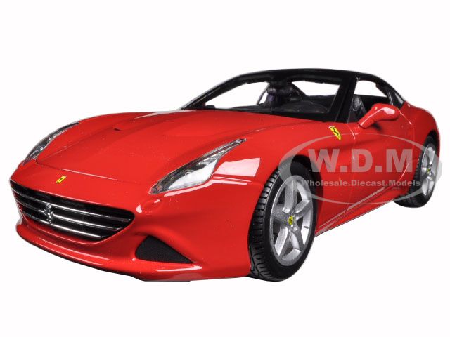 Image of Ferrari California T (closed top) Red 1/18 Diecast Model Car by Bburago