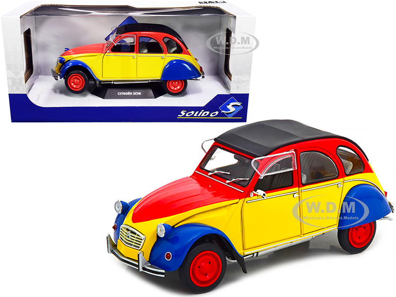 Image of 1985 Citroen 2CV6 Anisee "Ricard" 1/18 Diecast Model Car by Solido