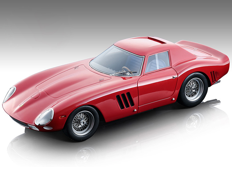 Image of 1964 Ferrari 250 GTO Red Press Version "Mythos Series" Limited Edition to 120 pieces Worldwide 1/18 Model Car by Tecnomodel