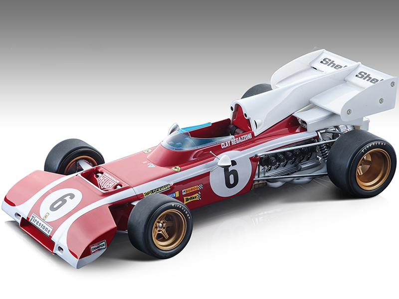 Ferrari 312 B2 #6 Clay Regazzoni Formula One F1 South Africa GP (1972) Mythos Series Limited Edition to 155 pieces Worldwide 1/18 Model Car by Tecnomodel