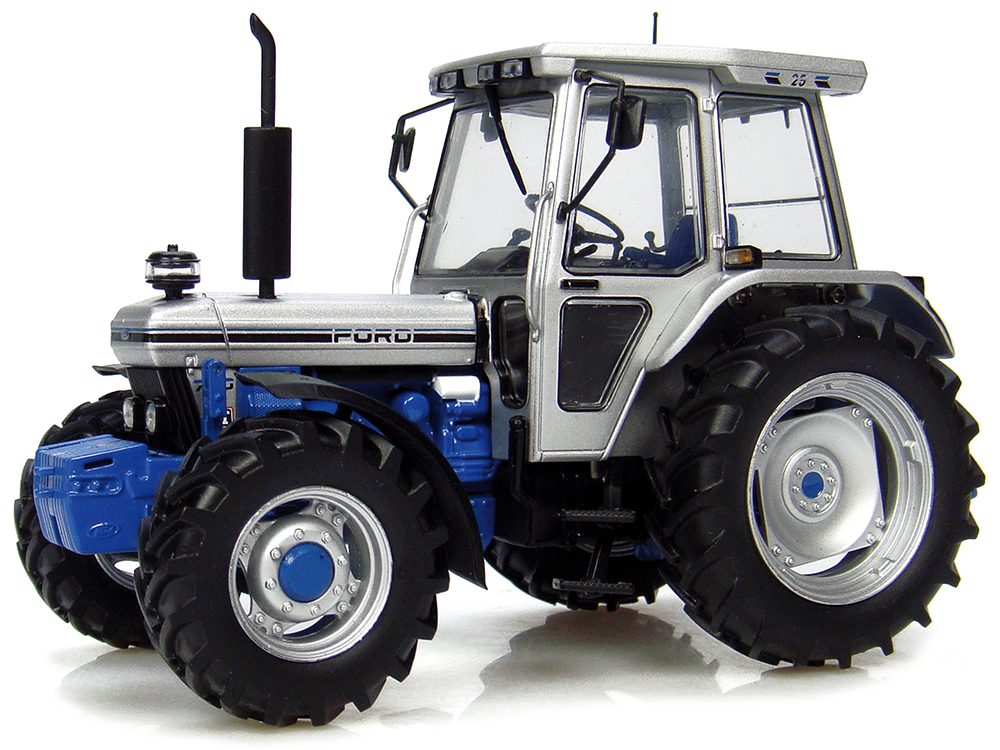 Ford 7810 Tractor Silver and Blue 