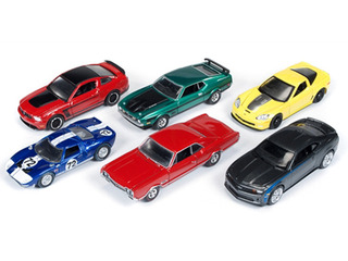 Autoworld Muscle Cars Release A 64003 Set Of 6 Cars 1/64 Diecast Model Car by Autoworld