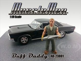Musclemen Buff Daddy Figure For 118 Diecast Car Models By American Diorama