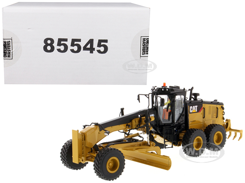 Cat Caterpillar 14m3 Motor Grader With Operator "high Line Series" 1/50 Diecast Model By Diecast Masters