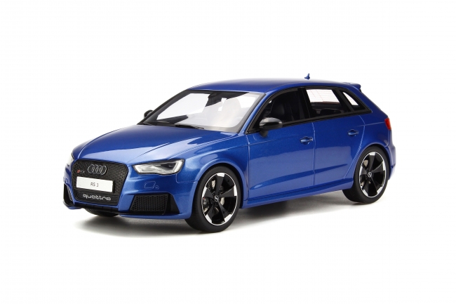 2015 Audi RS3 Blue 1/18 Model Car by GT Spirit