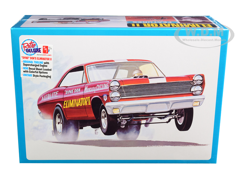 Skill 2 Model Kit Mercury Cyclone Funny Drag Car "dyno" Don Nicholsons "eliminator Ii" 1/25 Scale Model By Amt