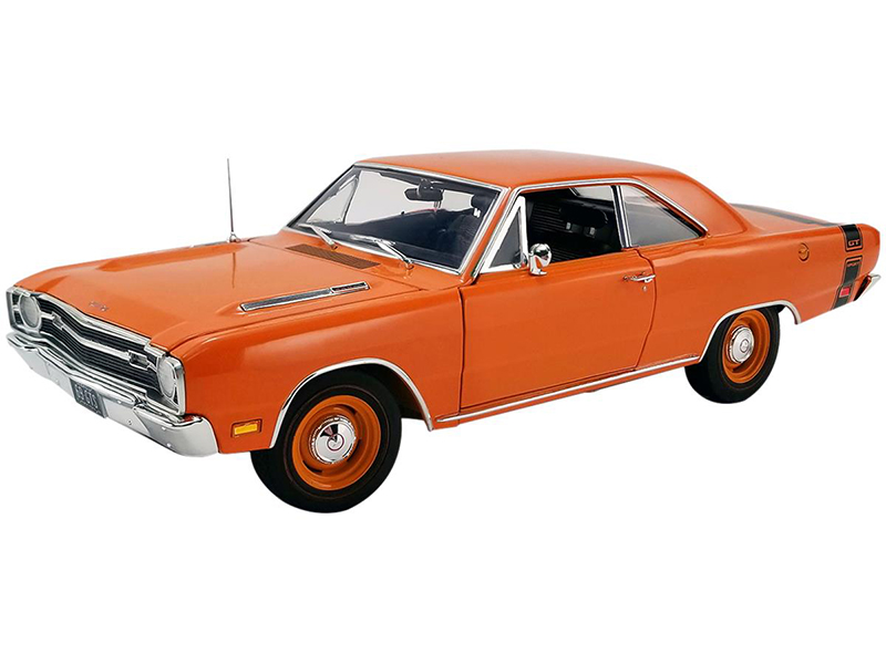 Image of 1969 Dodge Dart GTS 440 Orange with Black Stripe Limited Edition to 786 pieces Worldwide 1/18 Diecast Model Car by ACME
