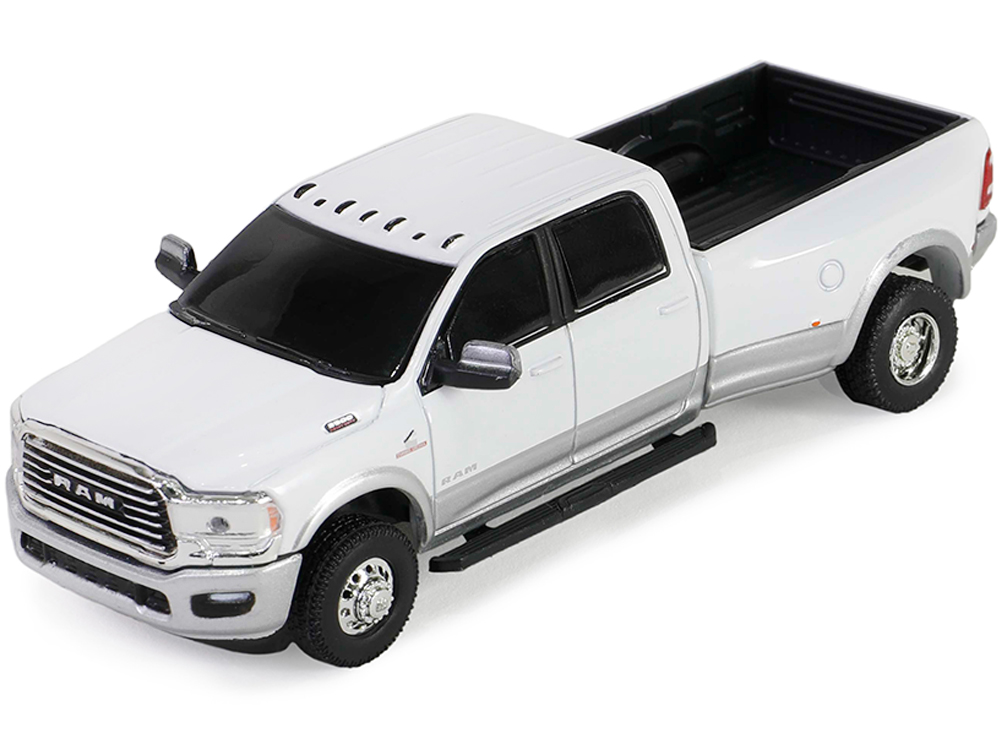 2020 Ram 3500 Laramie Dually  Bright White and Billet Silver 