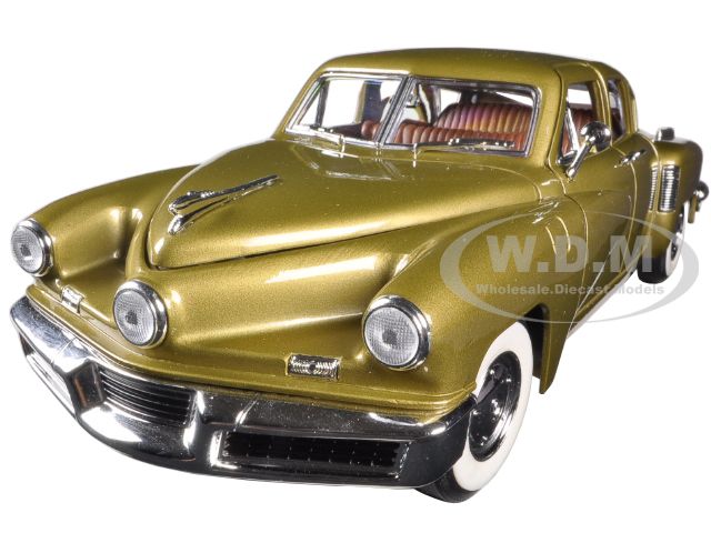 1948 Tucker Torpedo Gold 1/18 Diecast Model Car By Road Signature