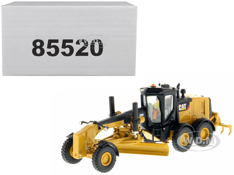 CAT Caterpillar 12M3 Motor Grader with Operator High Line Series 1/87 (HO) Diecast Model by Diecast Masters