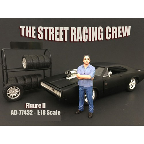 The Street Racing Crew Figure Ii For 118 Scale Models By American Diorama