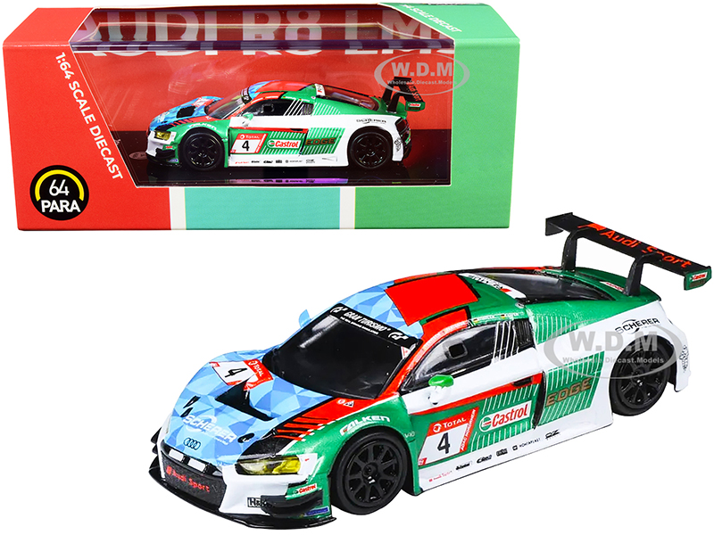 Audi R8 LMS 4 Audi Sport Team Phoenix Nurburgring P1 24 Hours (2019) 1/64 Diecast Model Car By Paragon Models