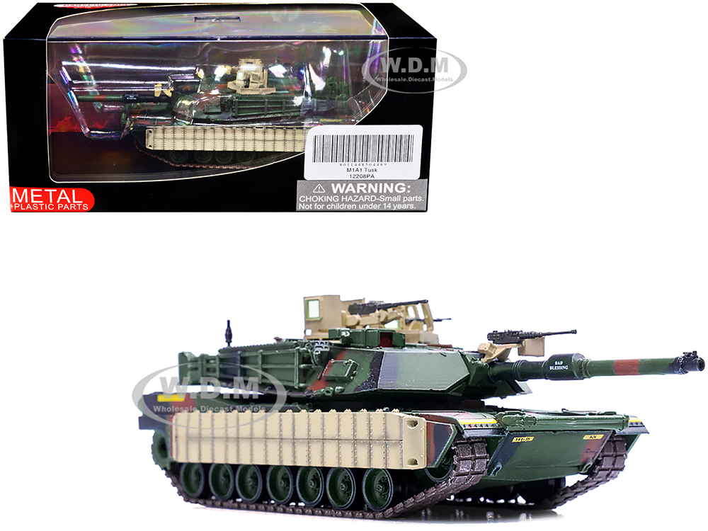 M1A1 TUSK Main Battle Tank "U.S.A. 1st Battalion 35th Armor Regiment" 1/72 Diecast Model by Panzerkampf