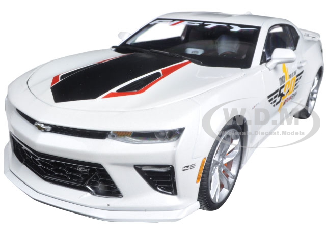 2017 Chevrolet Camaro SS Indy Pace Car 50th Anniversary Limited Edition to 1002pcs 1/18 Diecast Car Model by Auto World