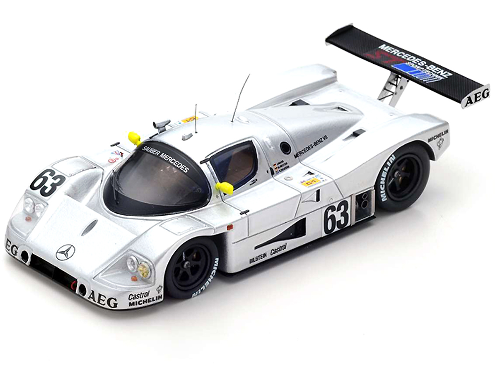 Sauber C9 No.63 Winner 24H Le Mans 1989 J. Mass - S. Dickens - M Reuter 1/18 Model Car By Spark